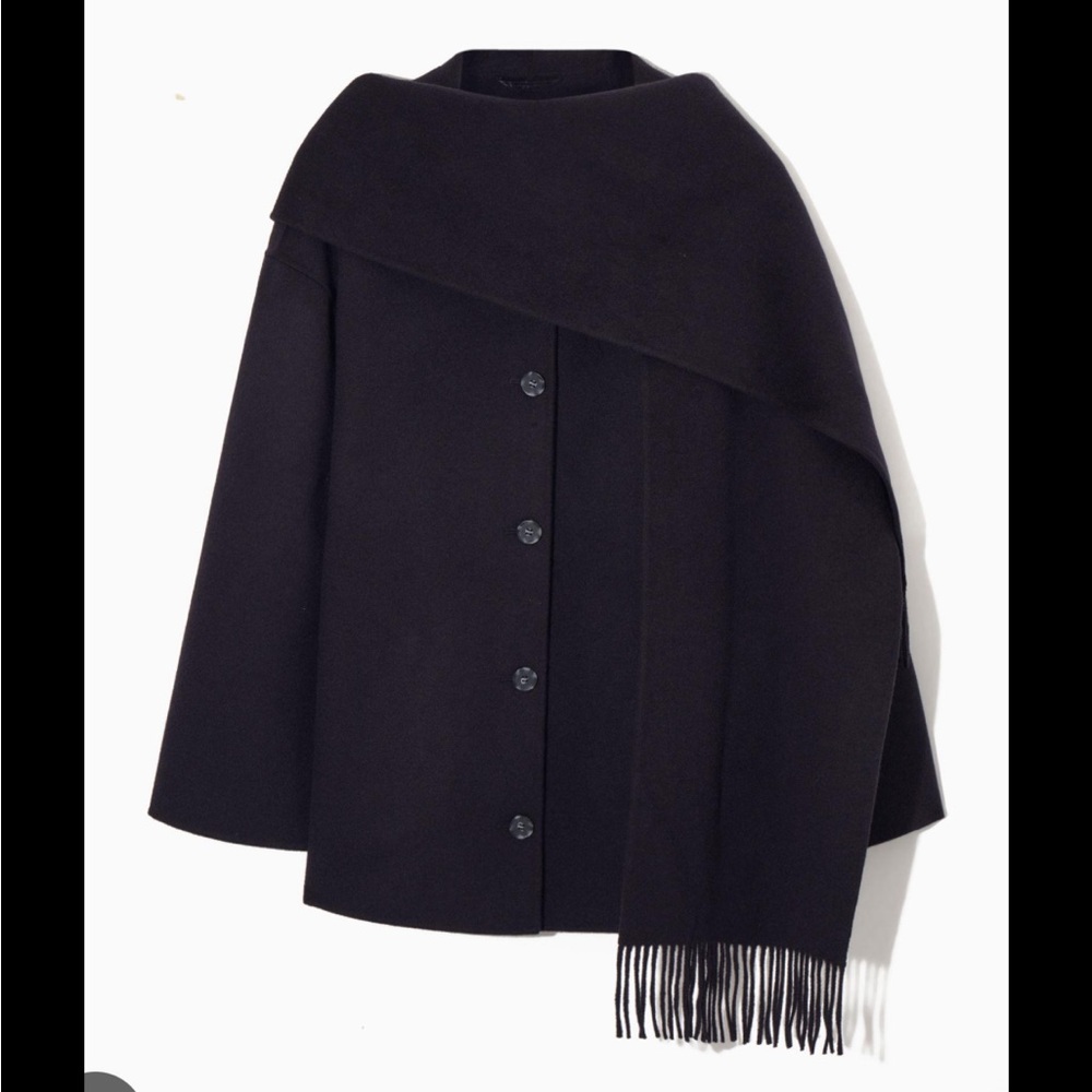 COS Black Women's Pea Coat